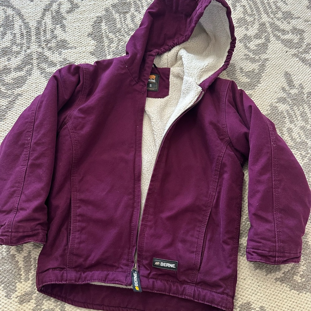 Berne Girls Purple Hooded Jacket